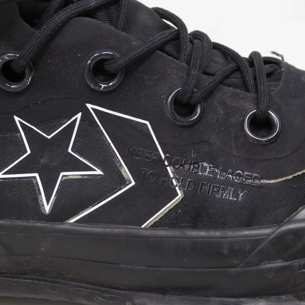 Converse Mens MC18 Fastbreak High Top Black Gore-Tex Waterproof Sneakers 11.5